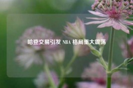 哈登交易引发 NBA 格局重大震荡
