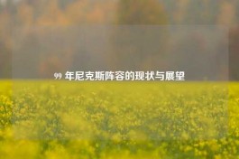 99 年尼克斯阵容的现状与展望