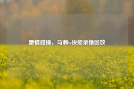 ***碰撞，马刺vs快船录像回放