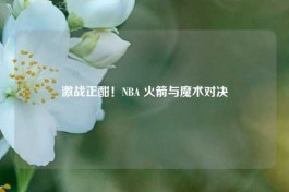 激战正酣！NBA 火箭与魔术对决