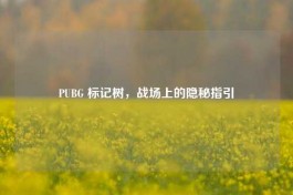 PUBG 标记树，战场上的隐秘指引