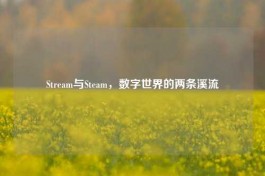 Stream与Steam，数字世界的两条溪流