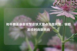 和平精英最新完整皮肤大盘点及图片赏，领略游戏时尚新风尚