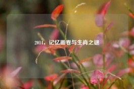 2014，记忆画卷与生肖之谜