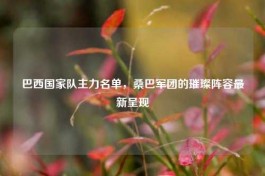 巴西国家队主力名单，桑巴军团的璀璨阵容最新呈现