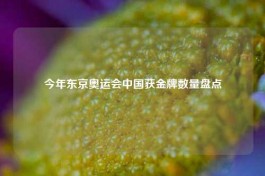 今年东京奥运会中国获金牌数量盘点