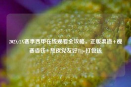 202X/2X赛季西甲在线观看全攻略，正版渠道+观赛省钱+熬夜党友好Tips打包送