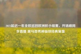 2021延迟一年全欧巡回欧洲杯小组赛，开场哨同步直播 黑马首秀神仙球经典复盘