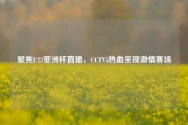 聚焦U23亚洲杯直播，CCTV5热血呈现     赛场