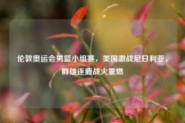 伦敦奥运会男篮小组赛，美国激战尼日利亚，群雄逐鹿战火重燃