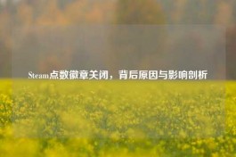 Steam点数徽章关闭，背后原因与影响剖析