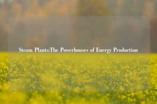 Steam Plants:The Powerhouses of Energy Production